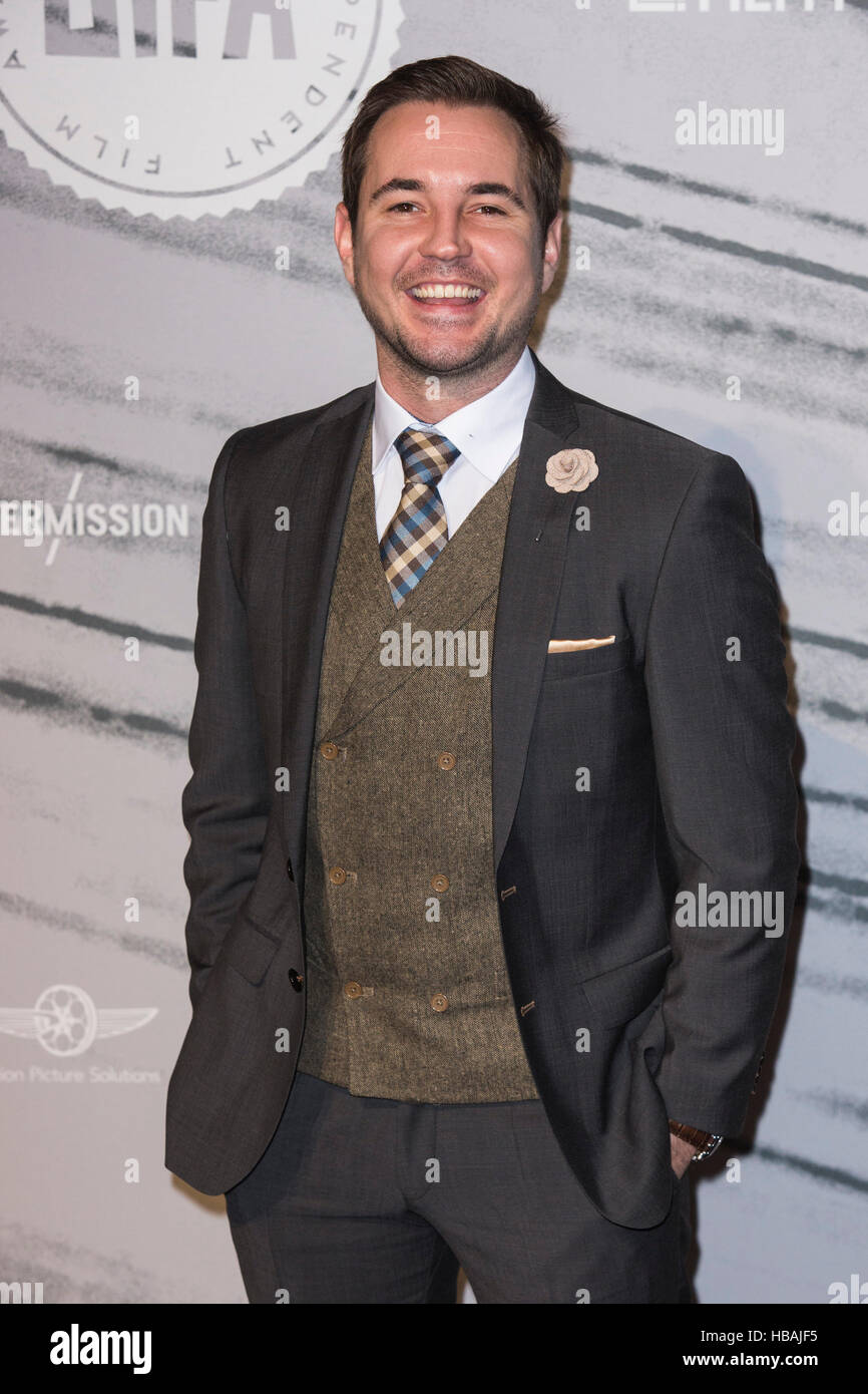 Londres, Royaume-Uni. 4 décembre 2016. Martin Compston. Tapis rouge pour les arrivées 2016 British Independent Film Awards au Old Billingsgate. Banque D'Images