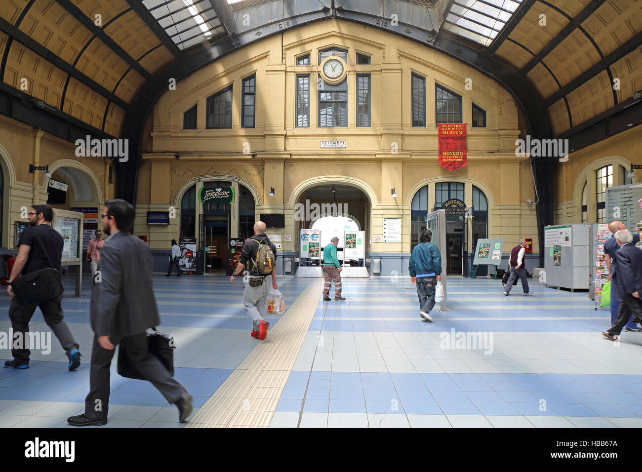 Station du Pirée Banque D'Images