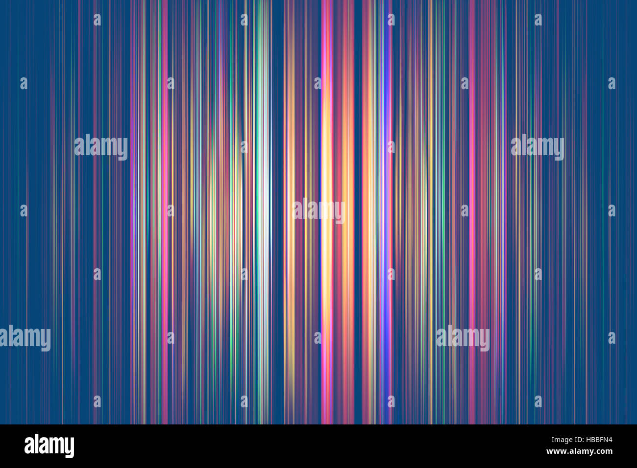 Des traînées de lumière colorée Banque D'Images