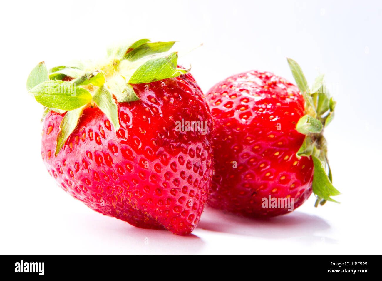 Les fraises berry isolated Banque D'Images