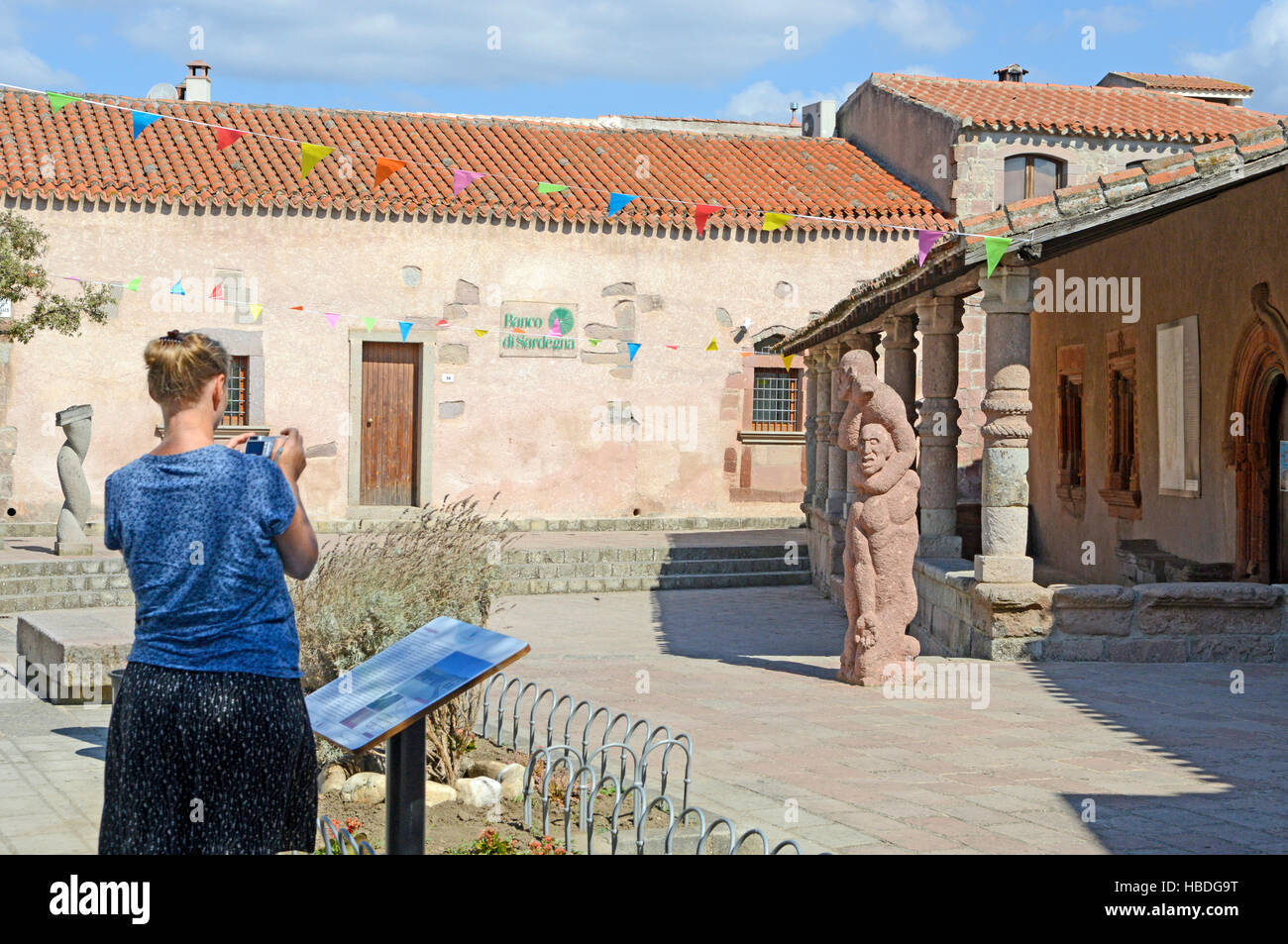 Maison aragonaise, Fordongianus, Provincia di Oristano, Sardaigne, Italie Banque D'Images