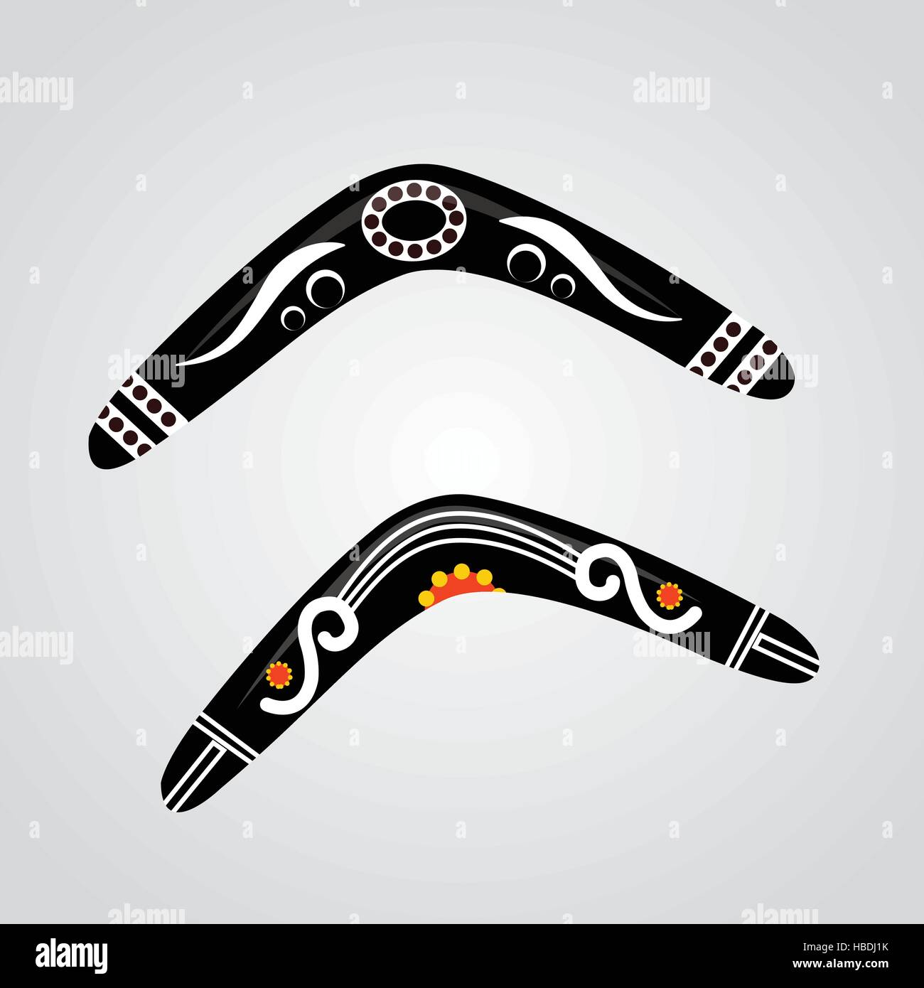 Boomerang australien vecteur. Illustration de Vecteur