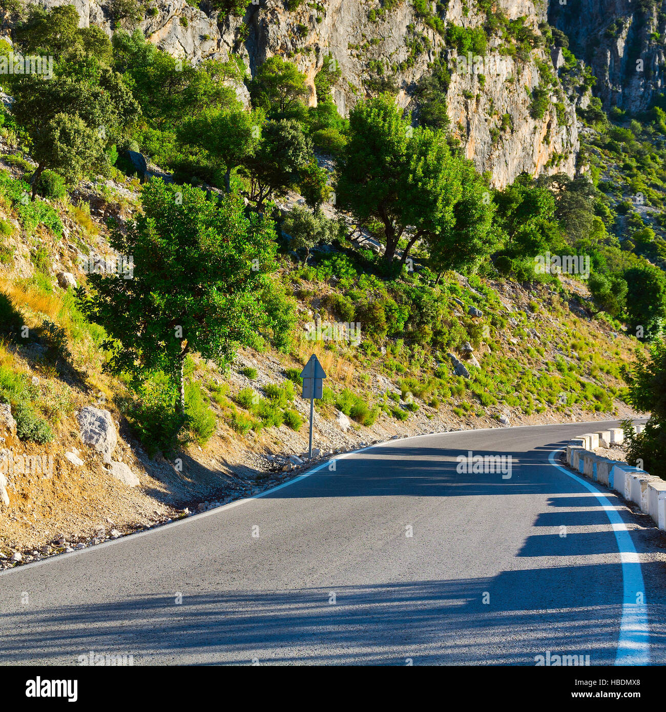 Route asphaltée Banque D'Images