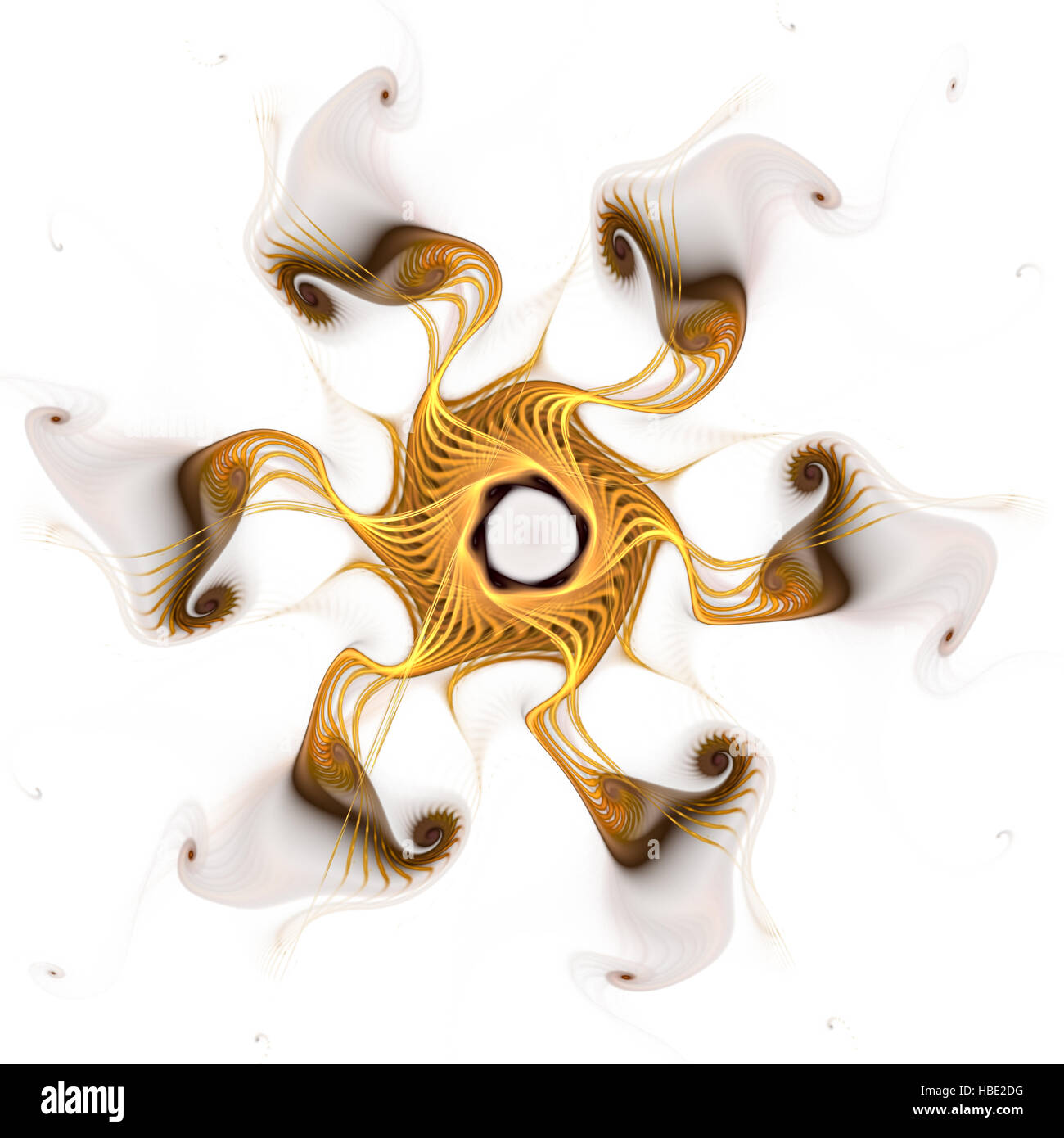 Abstract floral Ornament Banque D'Images