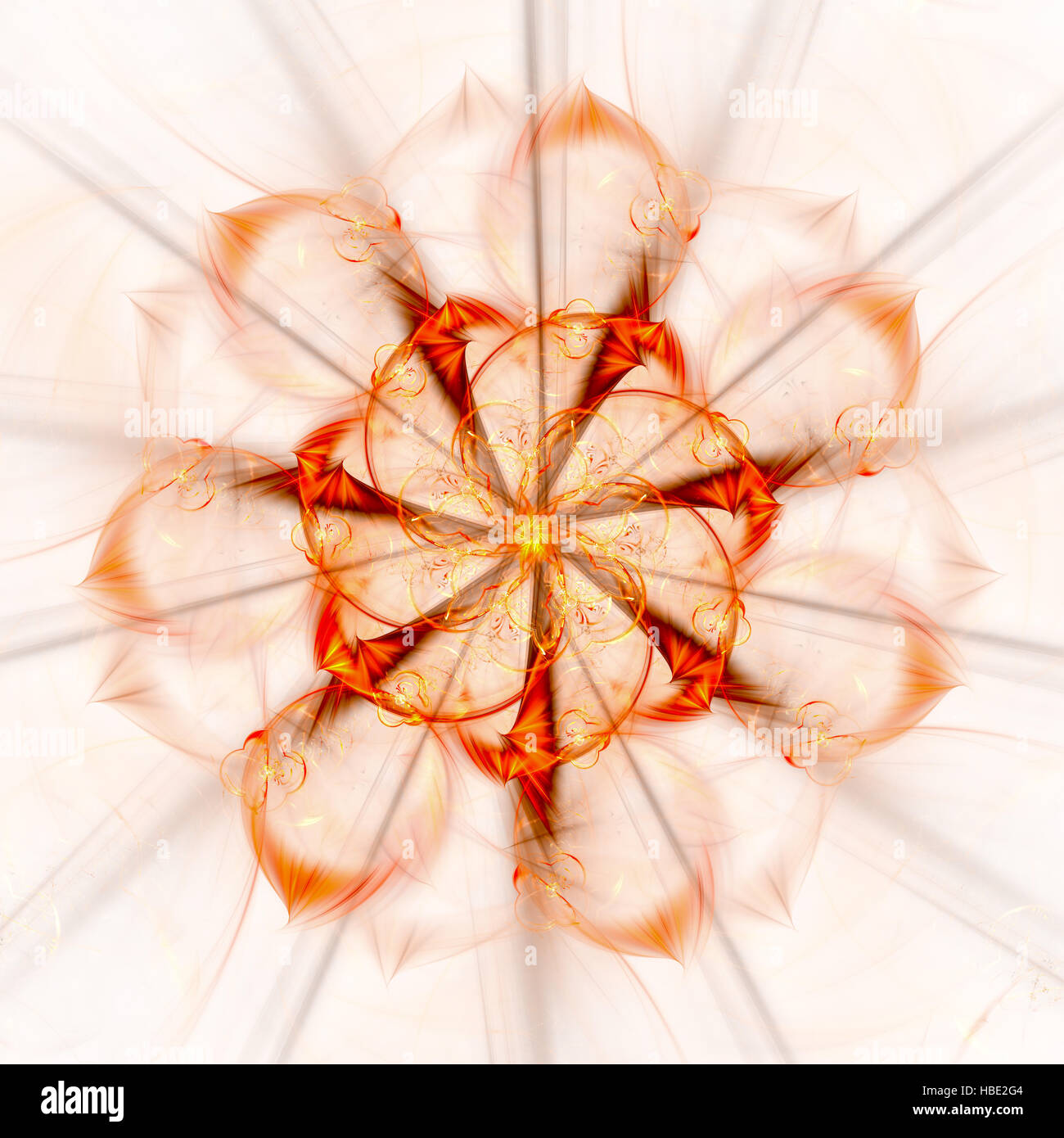 Ornement floral Banque D'Images