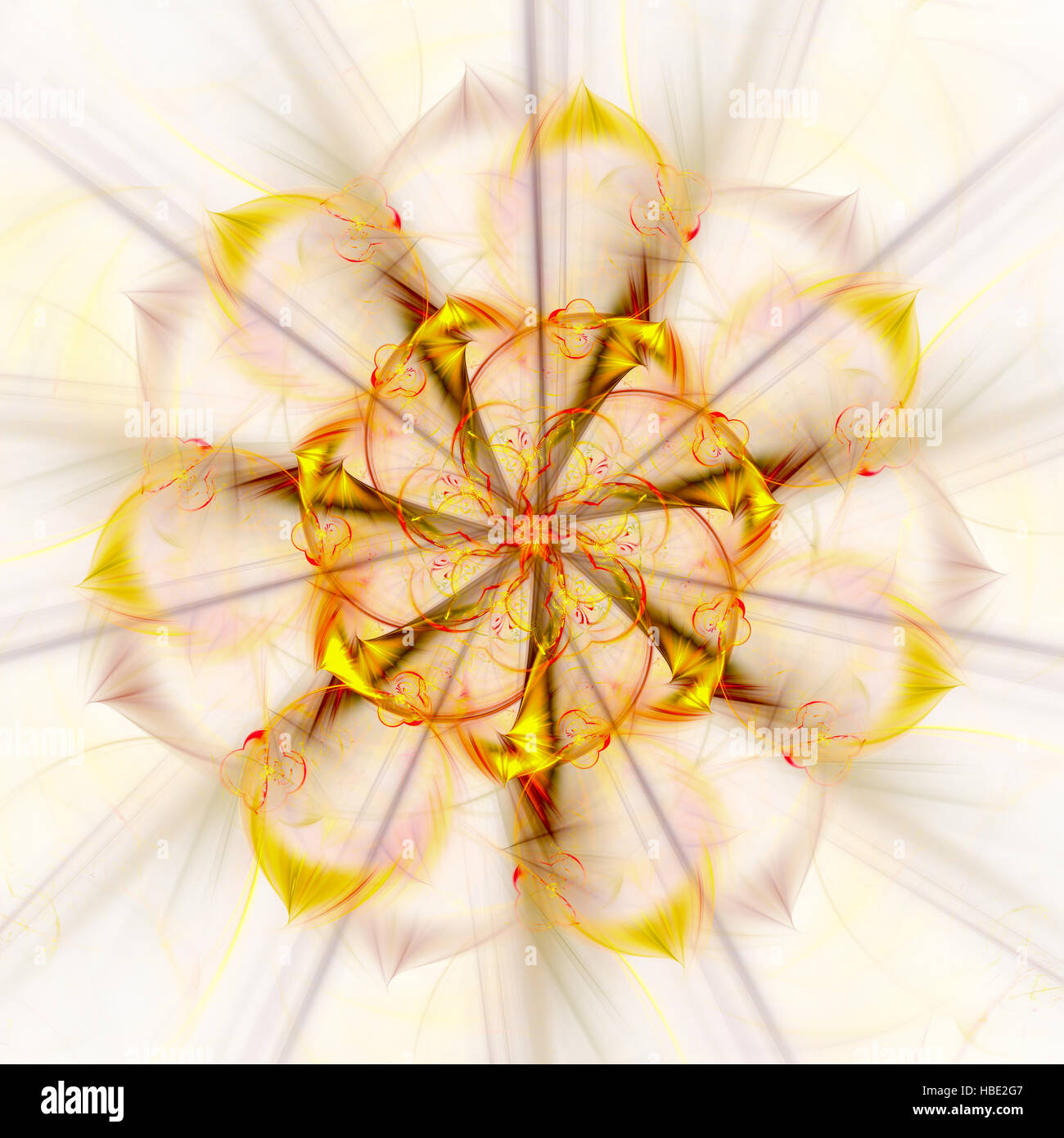 Ornement floral Banque D'Images