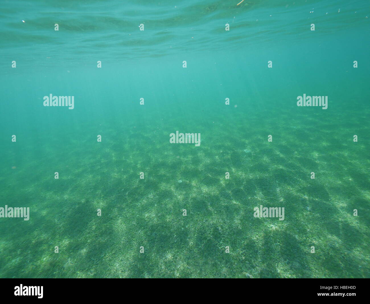 Mer des Caraïbes en duplex Banque D'Images