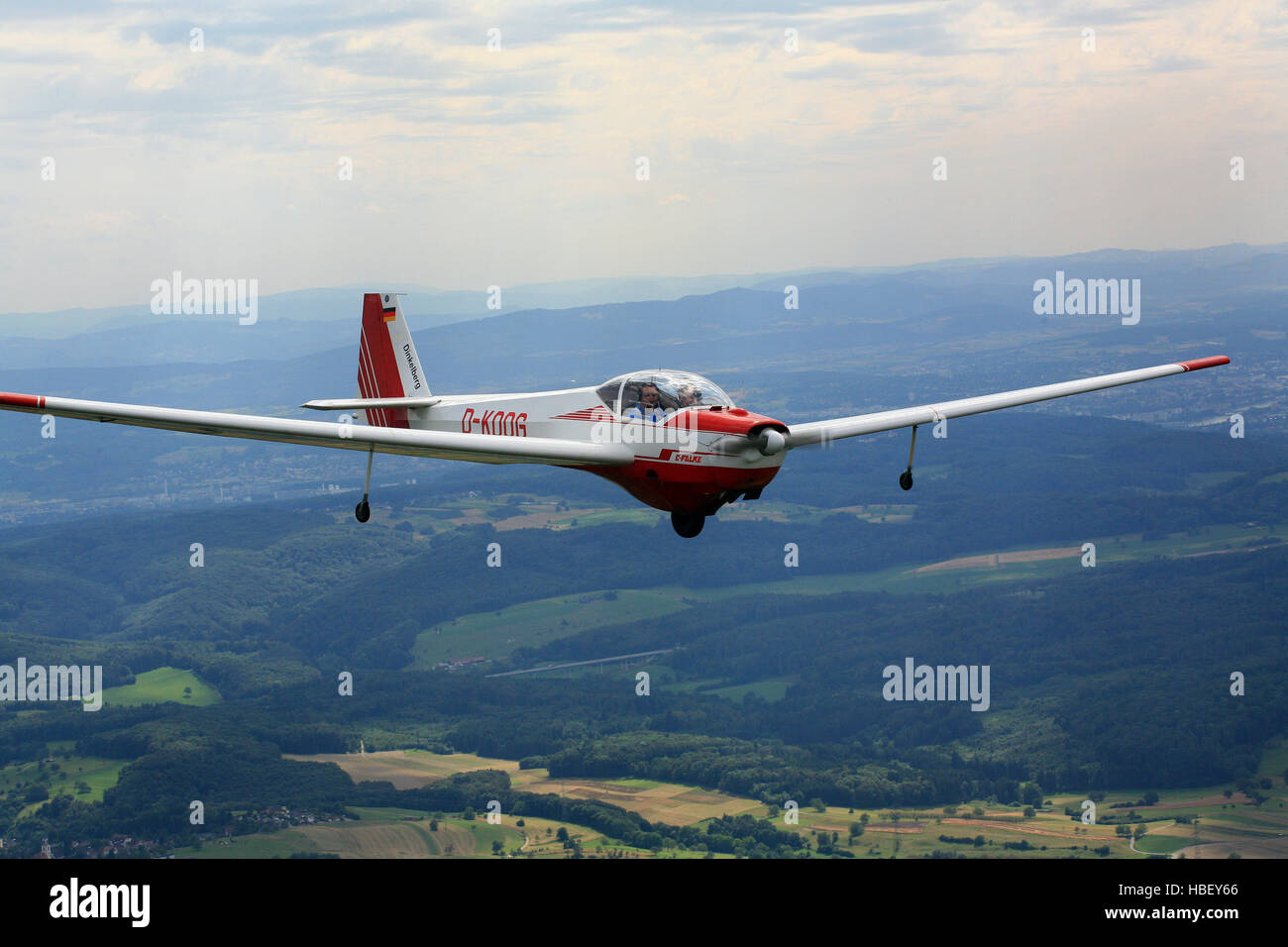 Motoplaneur D-KOOG Banque D'Images