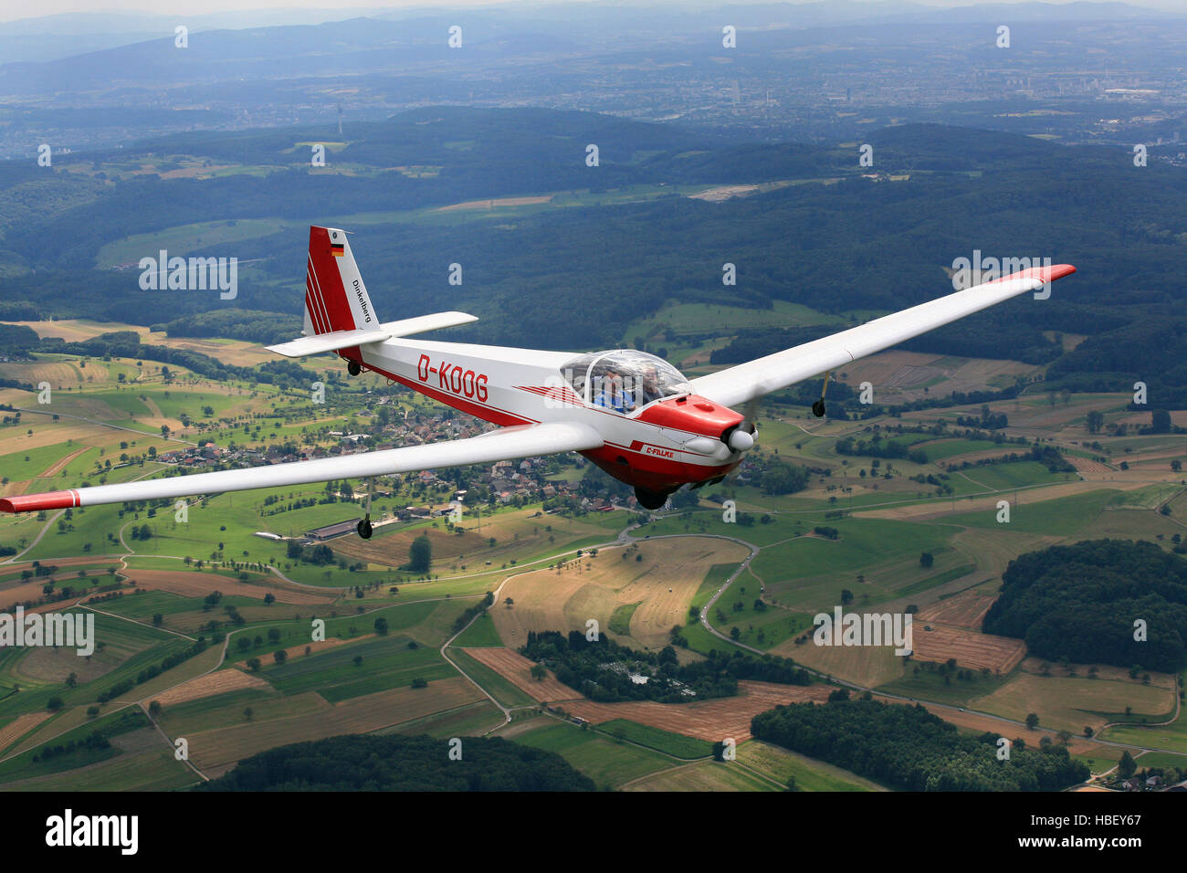 Motoplaneur D-KOOG Banque D'Images