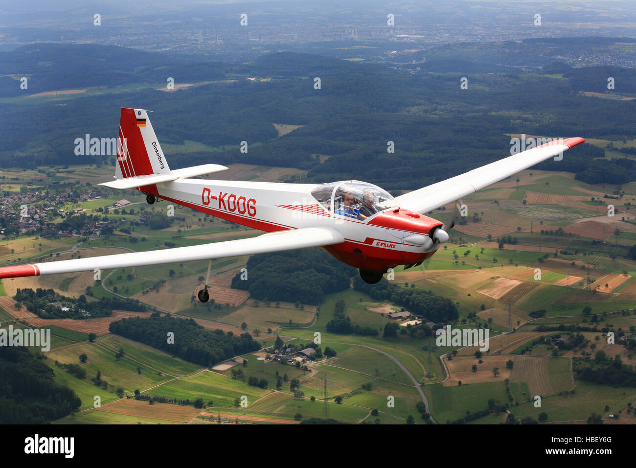 Motoplaneur D-KOOG Banque D'Images