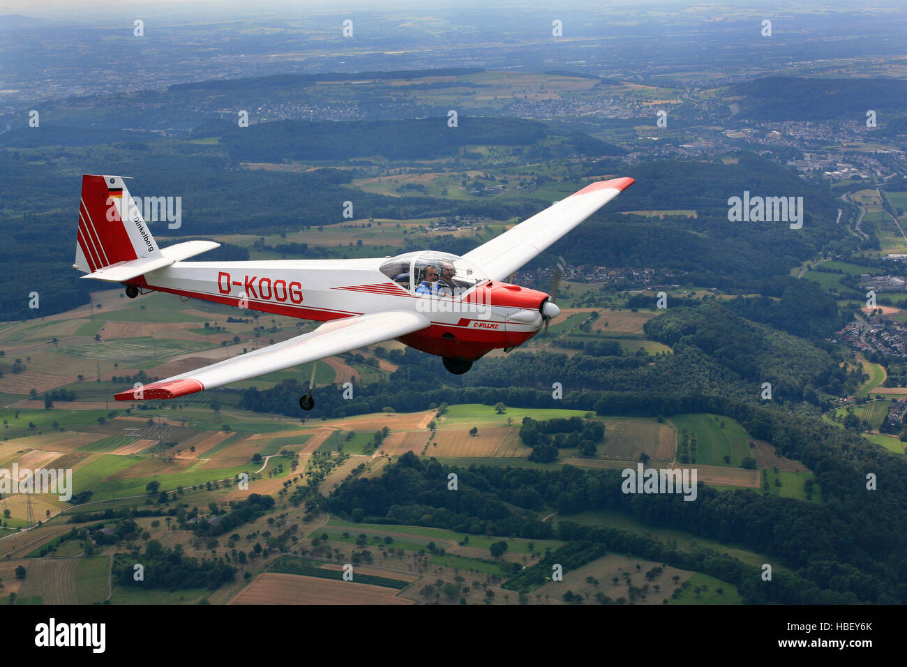 Motoplaneur D-KOOG Banque D'Images