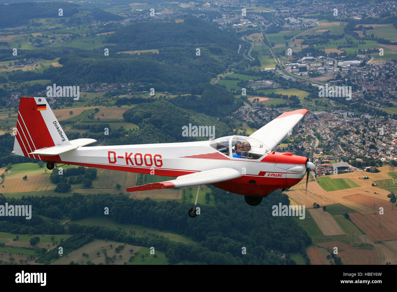 Motoplaneur D-KOOG plus Höllstein Banque D'Images