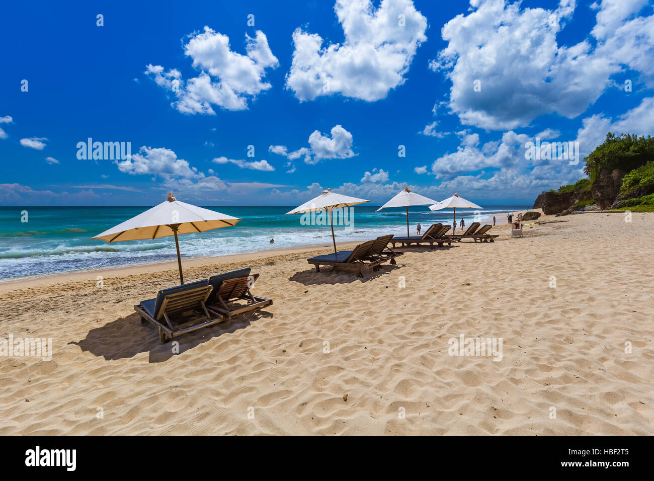 Dreamland Beach - Bali Indonésie Banque D'Images