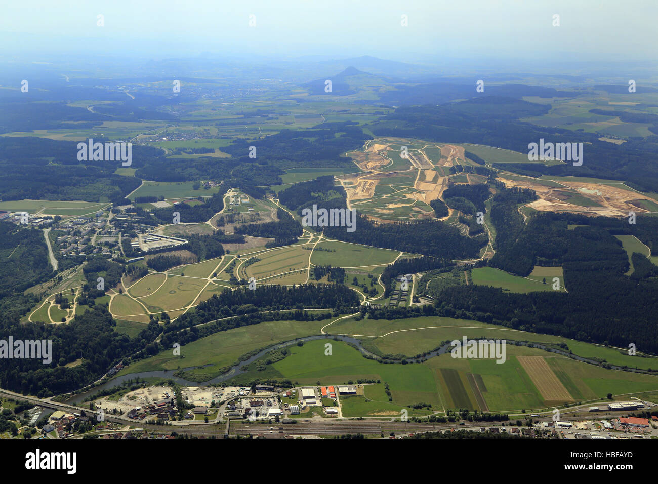 Immendingen, Daimler proving ground Banque D'Images