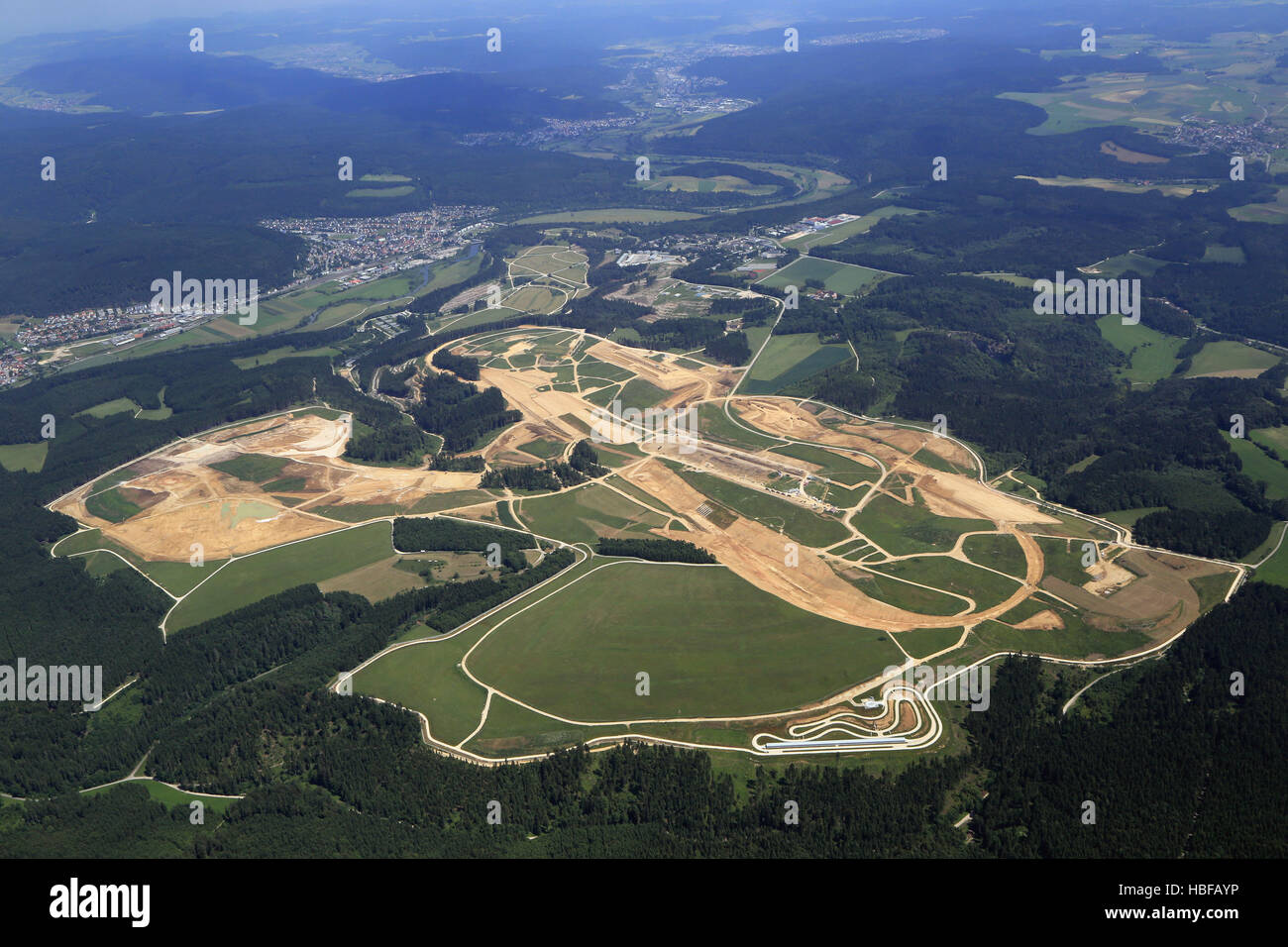 Immendingen, Daimler proving ground Banque D'Images