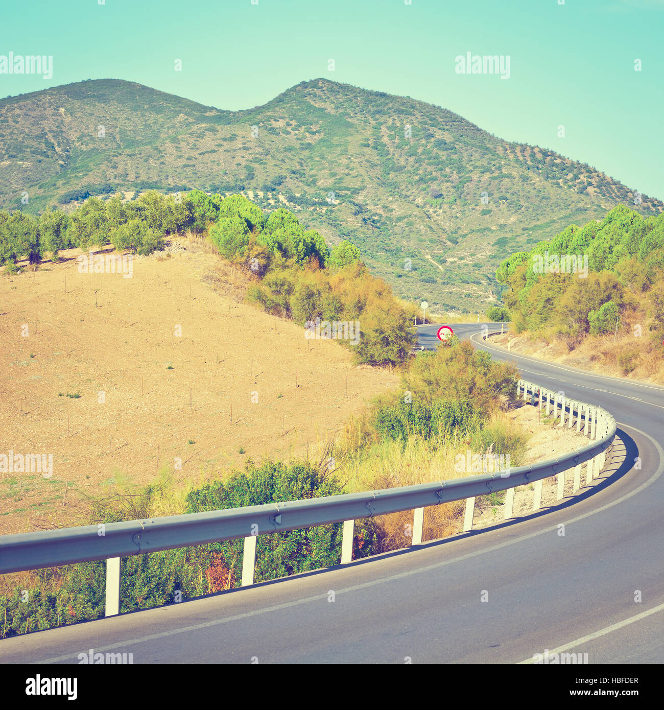 Route asphaltée Banque D'Images