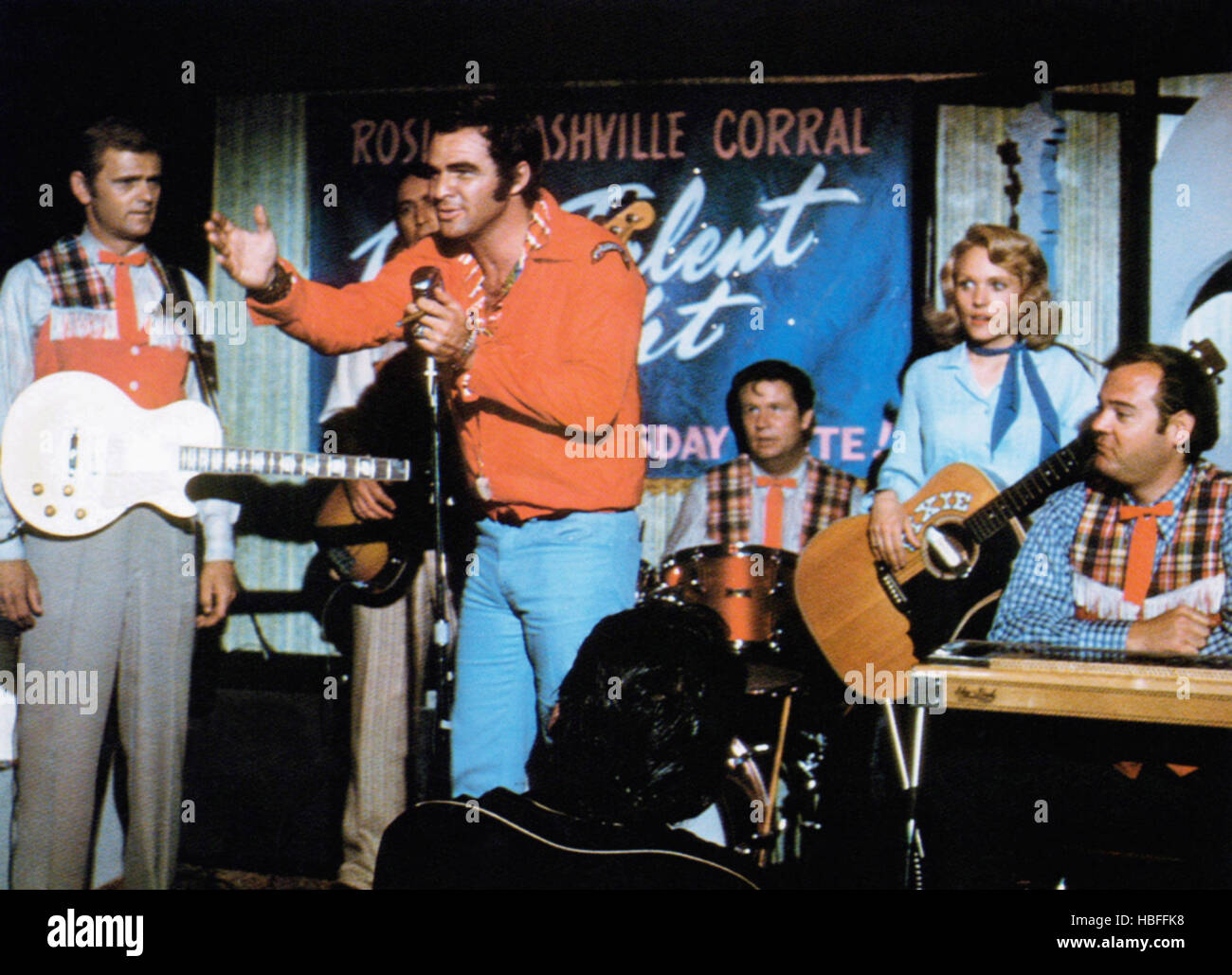 W.W. Et les Dixie DANCEKINGS, de gauche, Jerry Reed, Don Williams ...