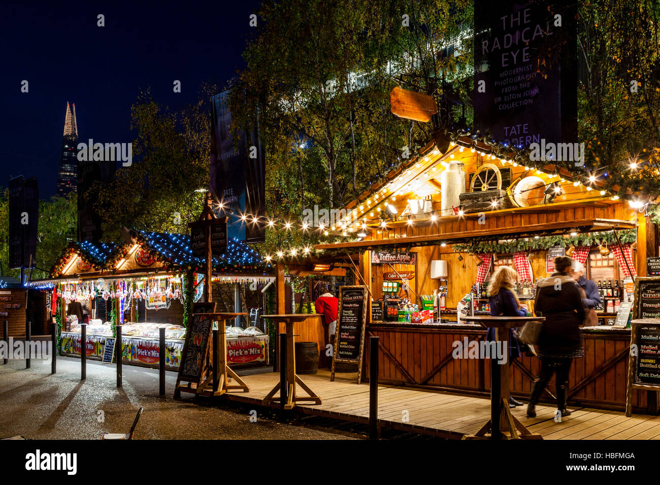 Tate modern christmas market Banque de photographies et d’images à haute résolution Alamy