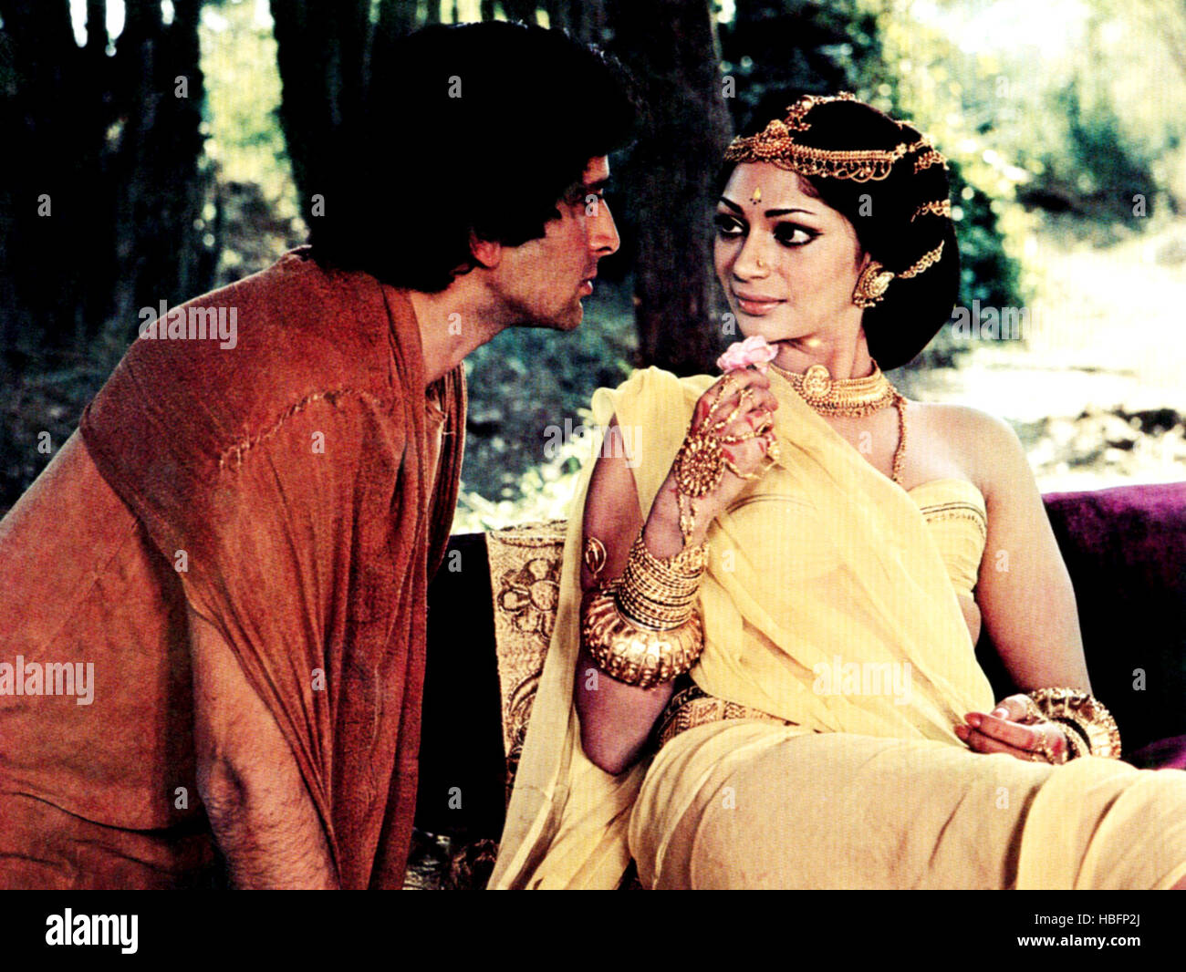 SIDDHARTHA, de gauche : Shashi Kapoor, Simi Garewal, 1972 Banque D'Images