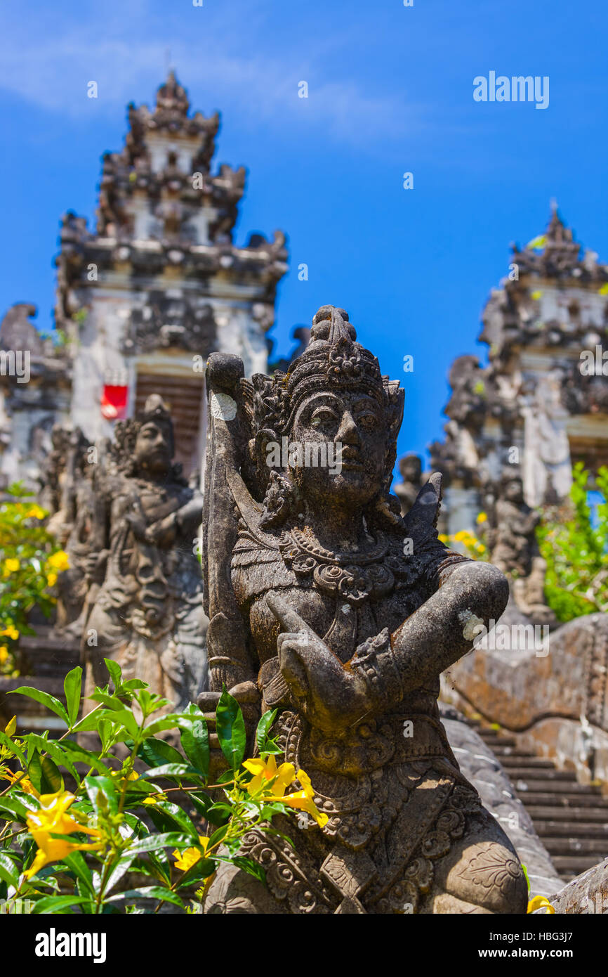 Temple de Lempuyang - île de Bali en Indonésie Banque D'Images