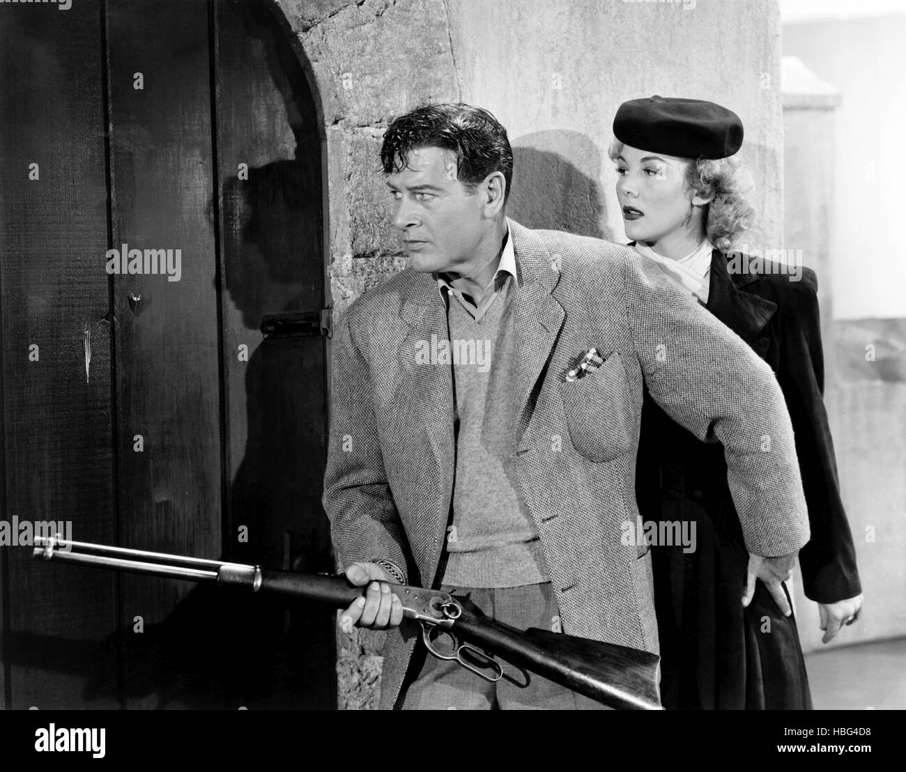 Complice, de gauche, Richard Arlen, Veda Ann Borg, 1946 Banque D'Images