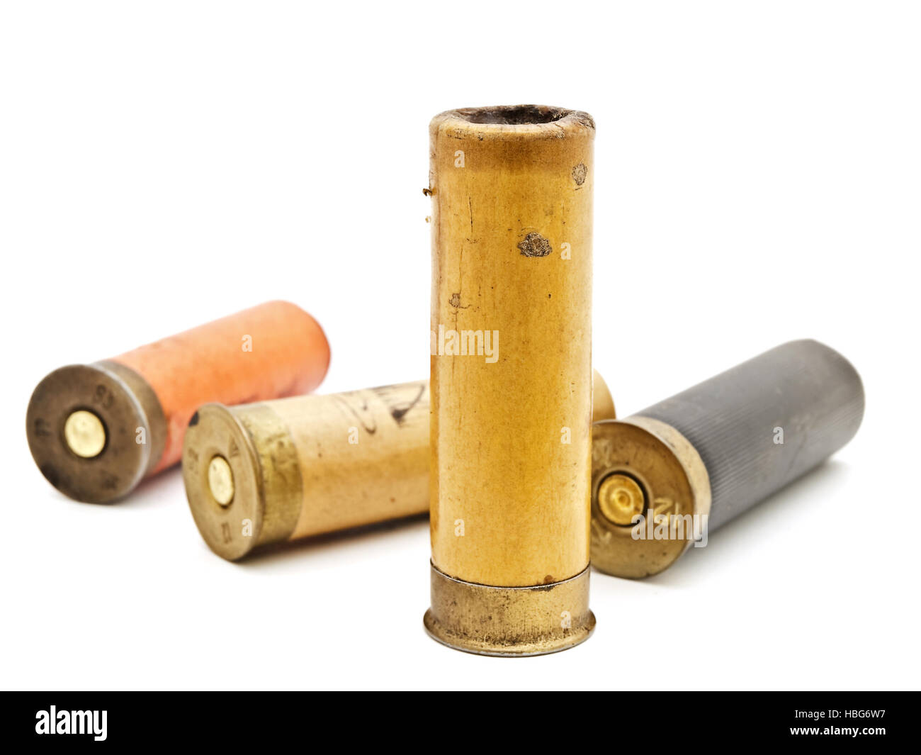 Vieille cartouche de fusil de chasse Banque de photographies et d