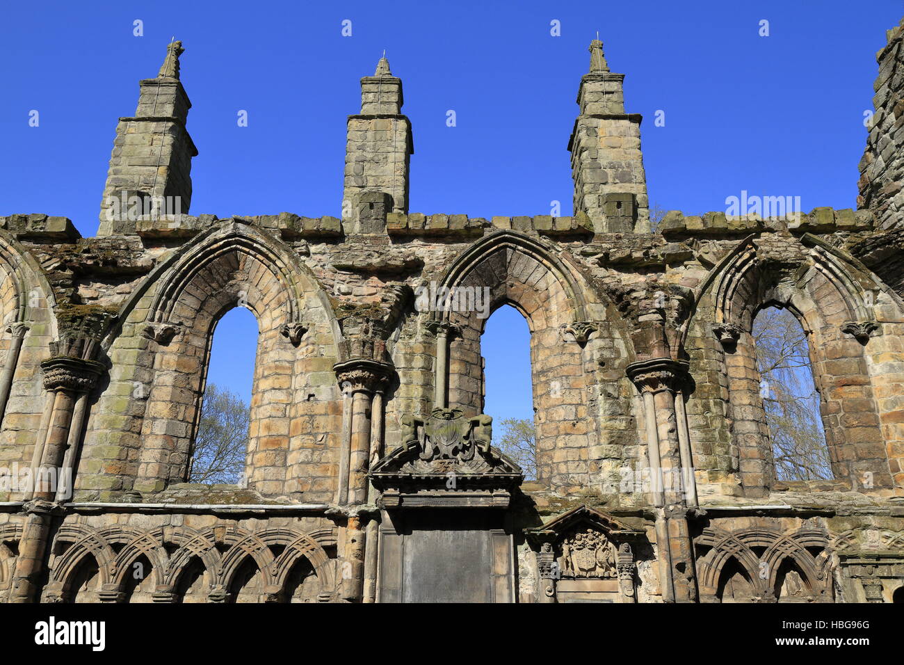 Le palais de Holyrood à Édimbourg, Écosse Banque D'Images