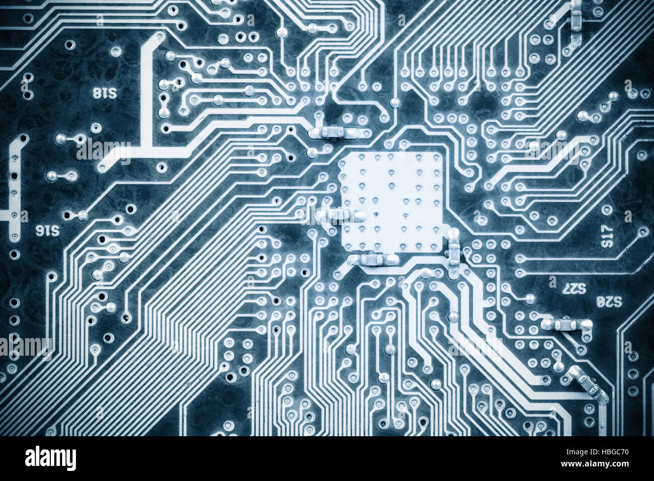 Circuit board background Banque D'Images