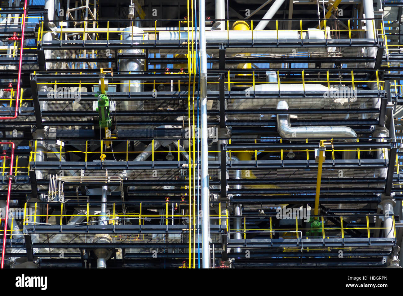 La production et de stockage de produits pétroliers Banque D'Images