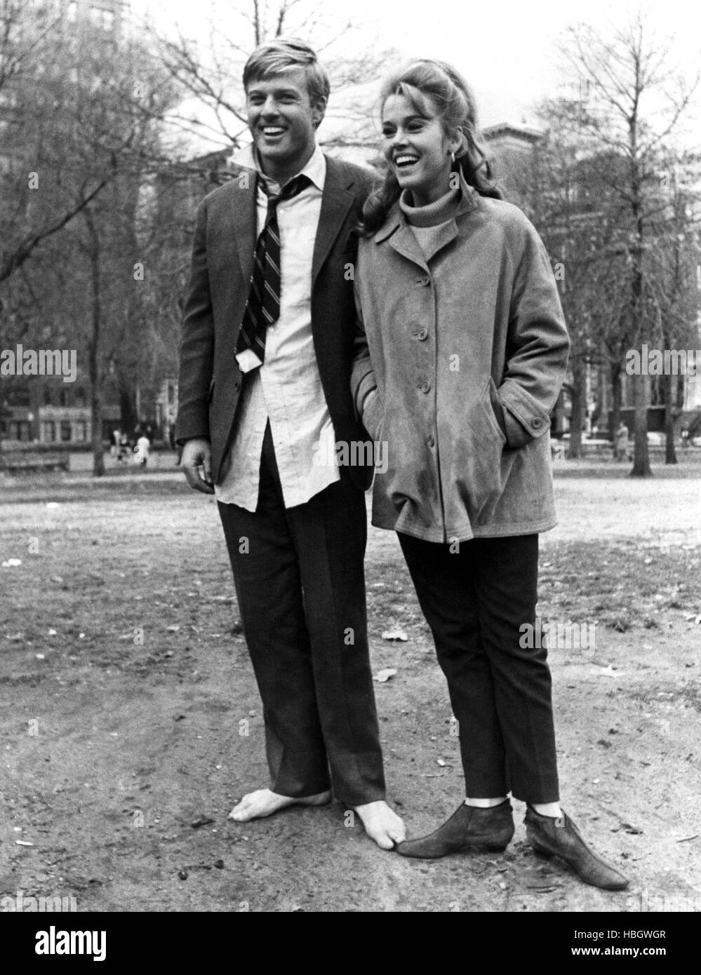 Pieds nus DANS LE PARC, Robert Redford, Jane Fonda, 1967 Photo Stock
