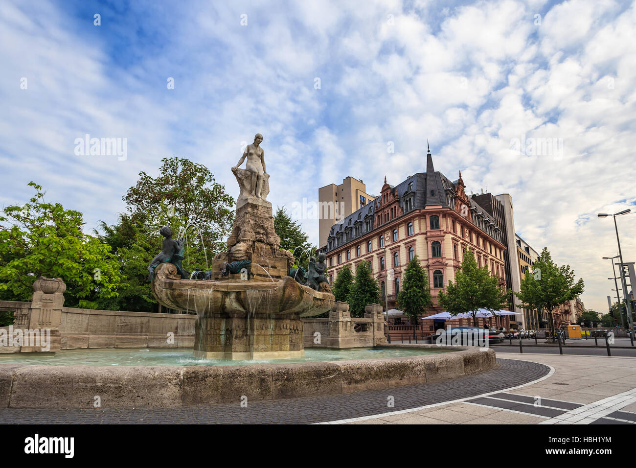 Fontaine de contes de fées, Francfort, Allemagne Banque D'Images