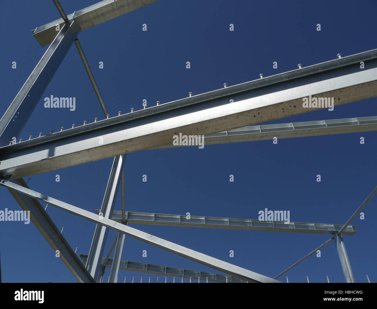 La structure en acier Banque D'Images