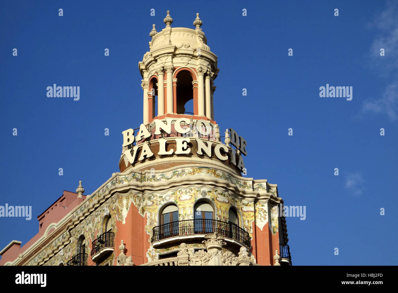 Banco de Valencia, Espagne Banque D'Images