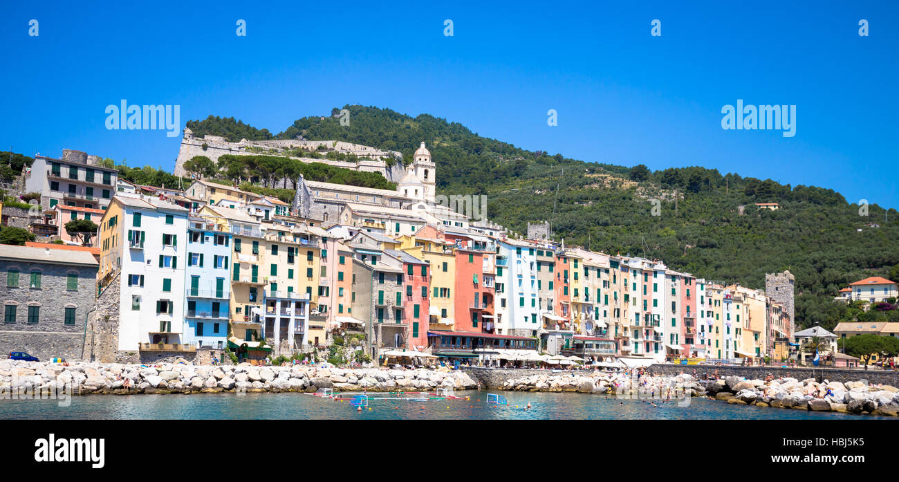 Porto Venere, Italie - Juin 2016 - Paysage urbain Banque D'Images