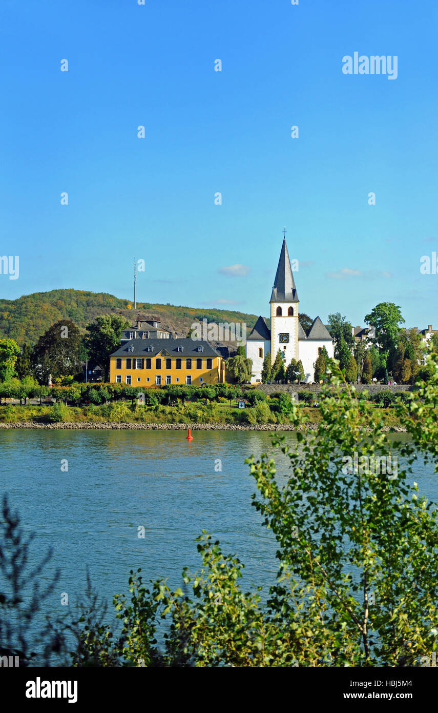 Unkel au Rhin Banque D'Images