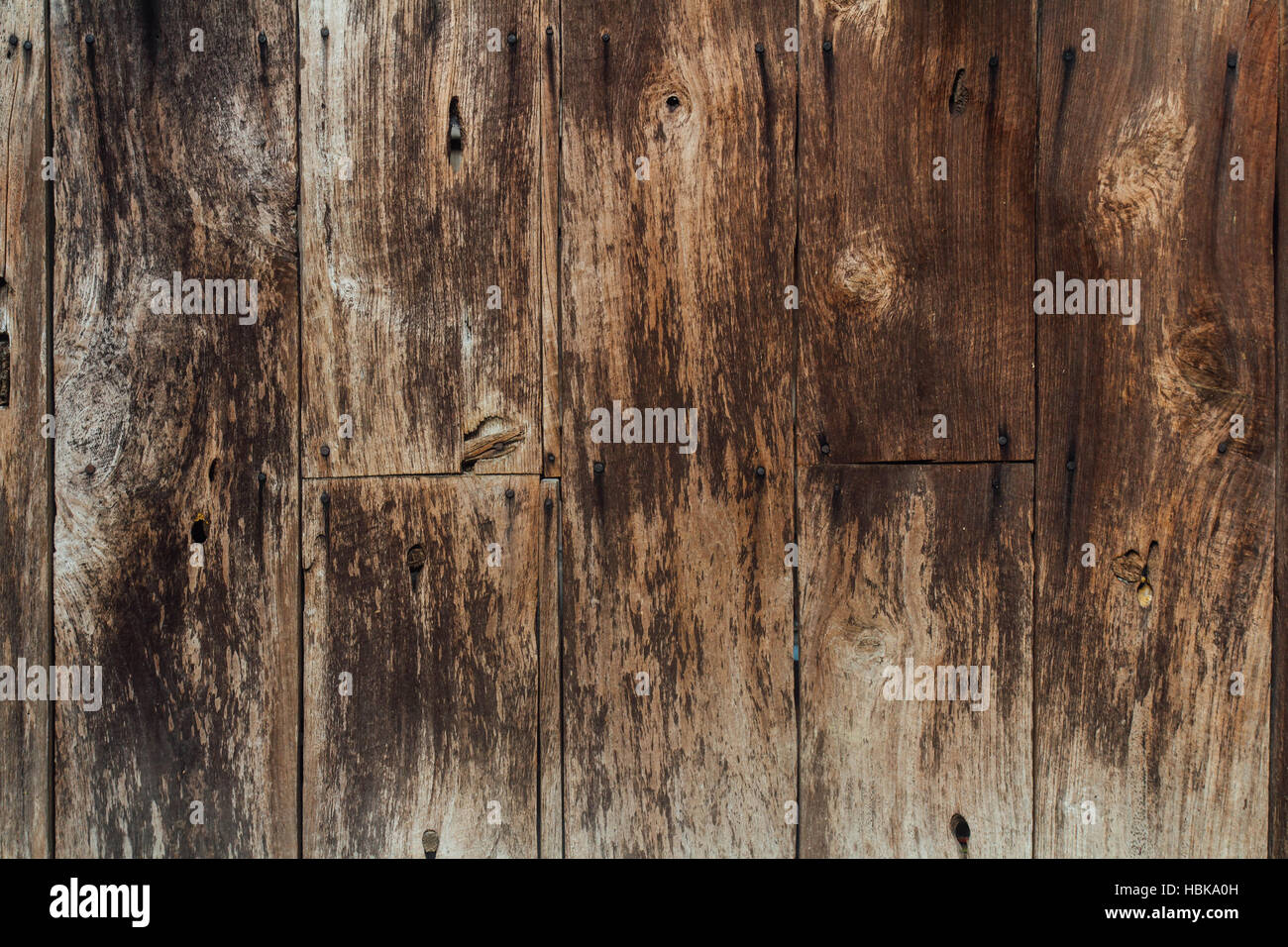 Vintage background texture mur, à partir de vieux bois de couleur brun