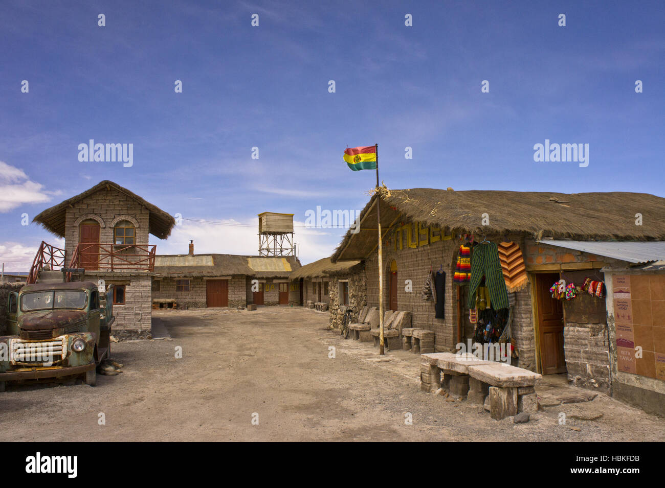 Salar de Uyuni, Bolivie, Amérique du Sud Banque D'Images