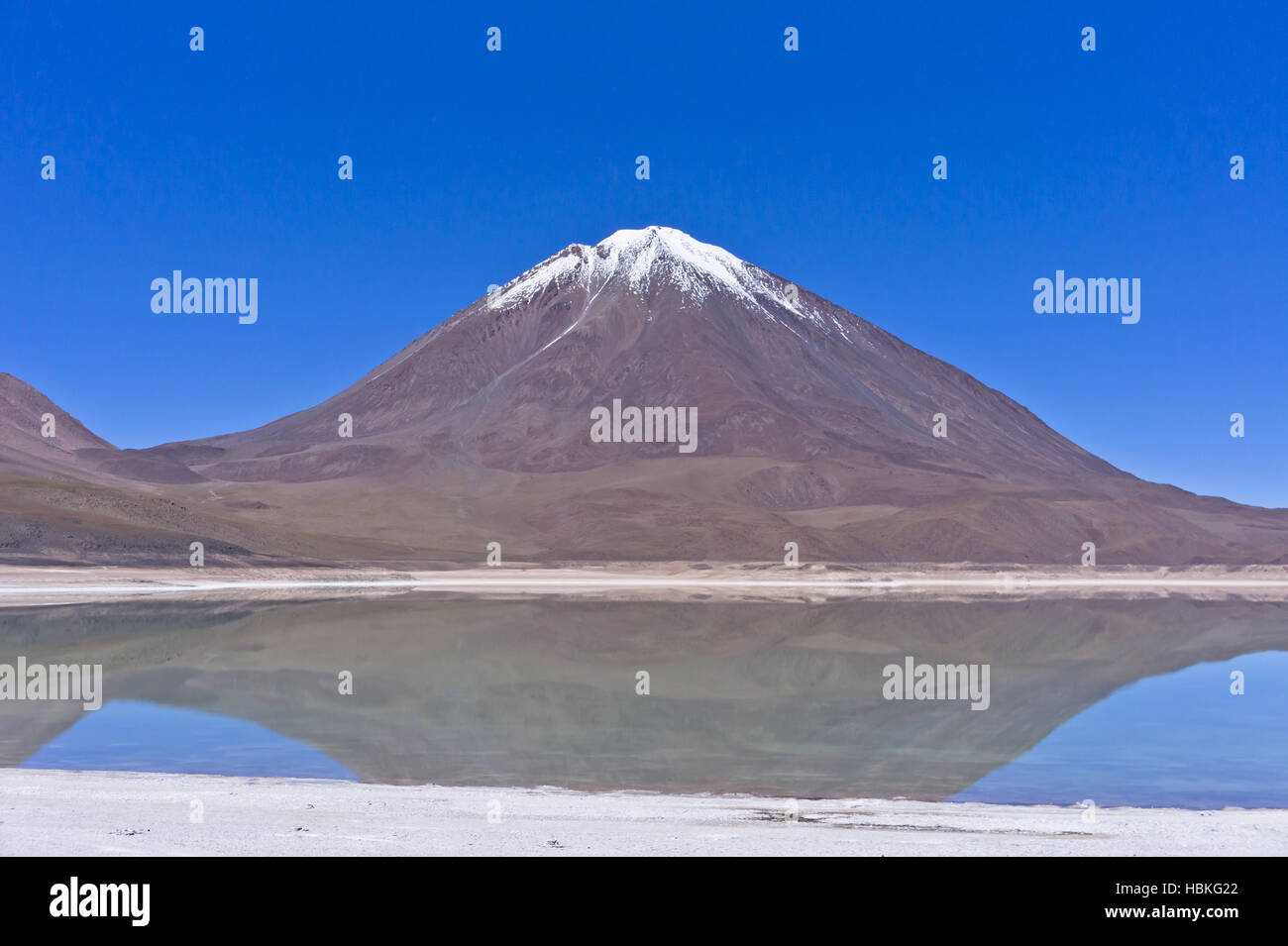 Les lacs de l'Altiplano, Bolivie, Amérique du Sud Banque D'Images