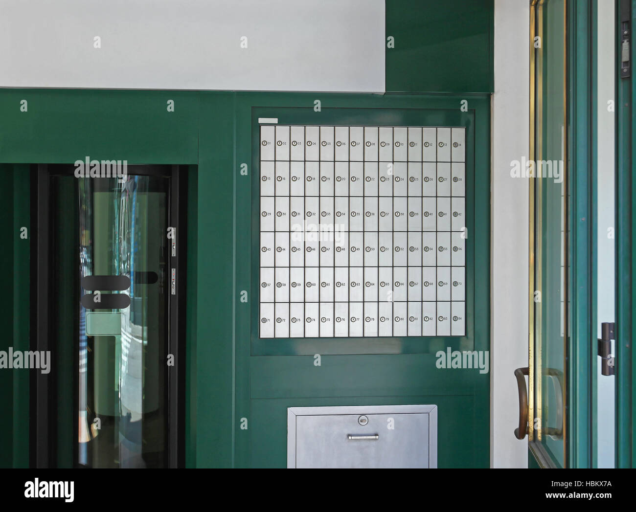 Les boîtes postales Banque D'Images