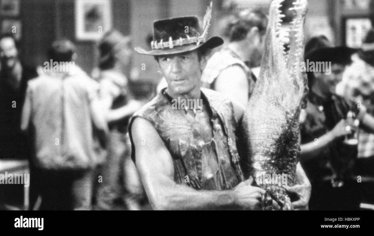 CROCODILE DUNDEE, Paul Hogan, 1986, ©Paramount Pictures/avec la