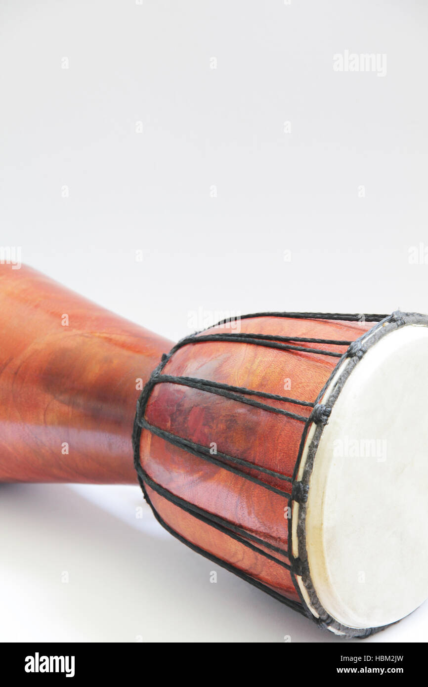La photo en gros tambour africain Banque D'Images