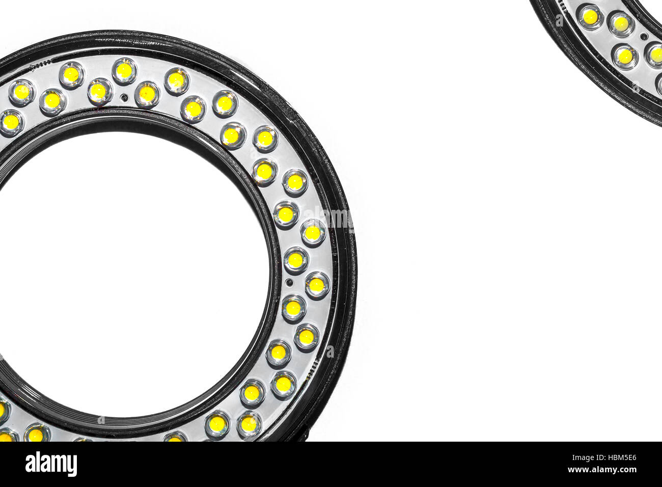 Une partie de la couronne de LED Banque D'Images