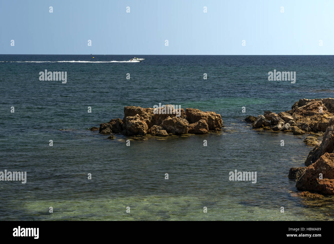 pierres de littoral Banque D'Images