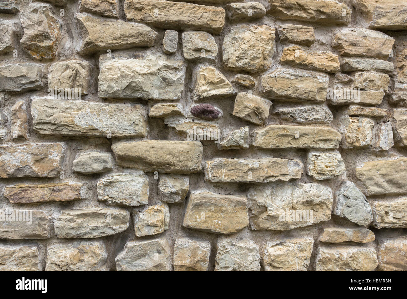 La texture du mur de pierre Banque D'Images