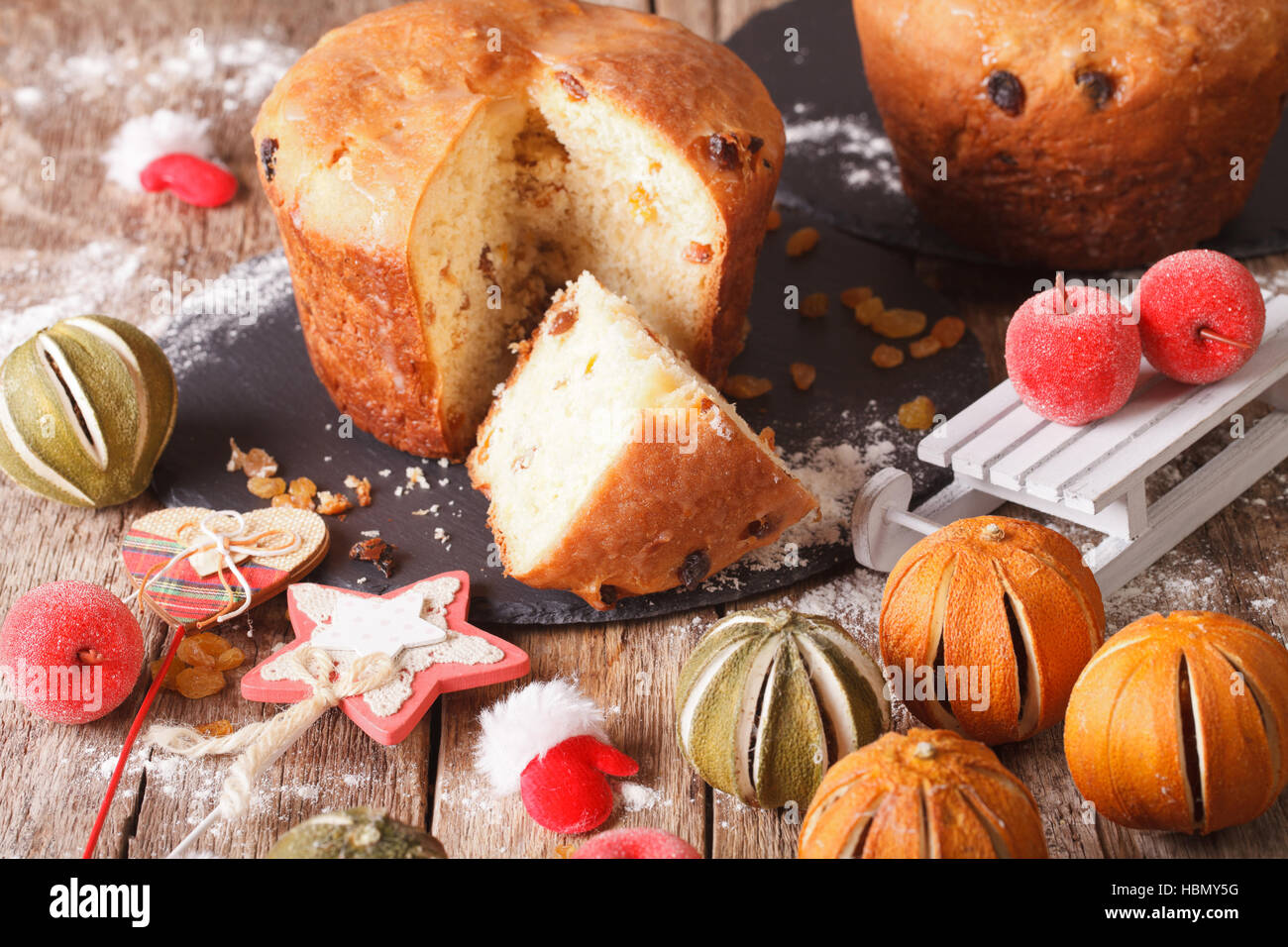 Table de panettone Banque de photographies et d’images à haute
