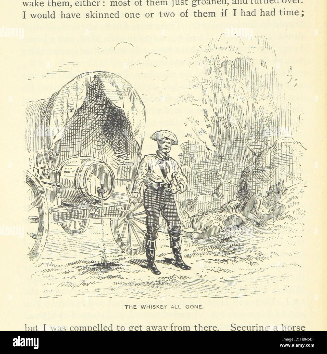 Image prise à partir de la page 190 de "sur un Mustang à travers le Texas ... ... Avec des illustrations image prise à partir de la page 190 de "sur une Mustang Mexicain Banque D'Images