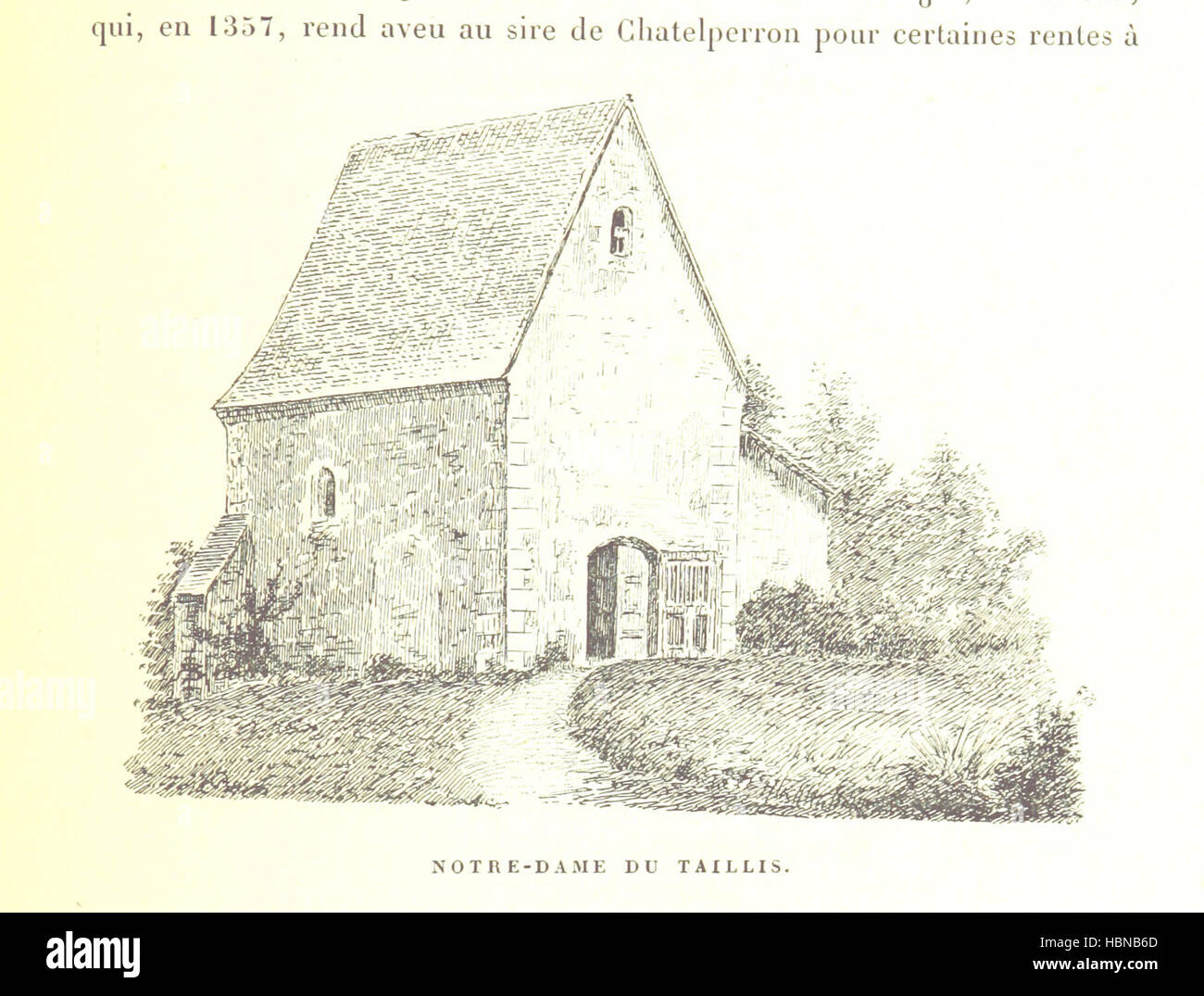 Image prise à partir de la page 513 de "les fiefs du Bourbonnais. La Palisse, etc. (Moulins, rive droite de l'Allier.)' Image réalisée à partir de la page 513 "Les Fiefs du Bourbonnais Banque D'Images