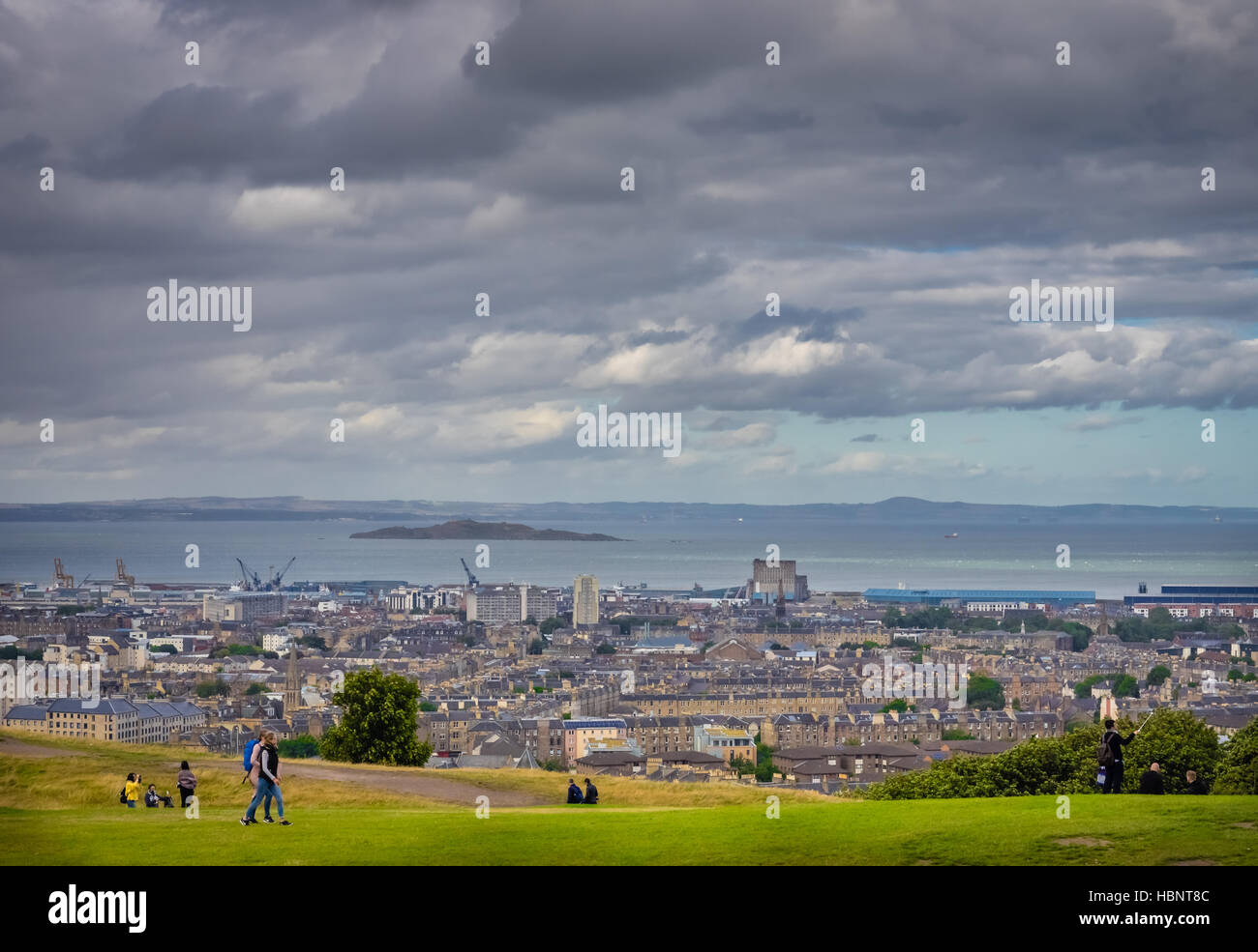 Vu d'Edimbourg Calton Hill Banque D'Images