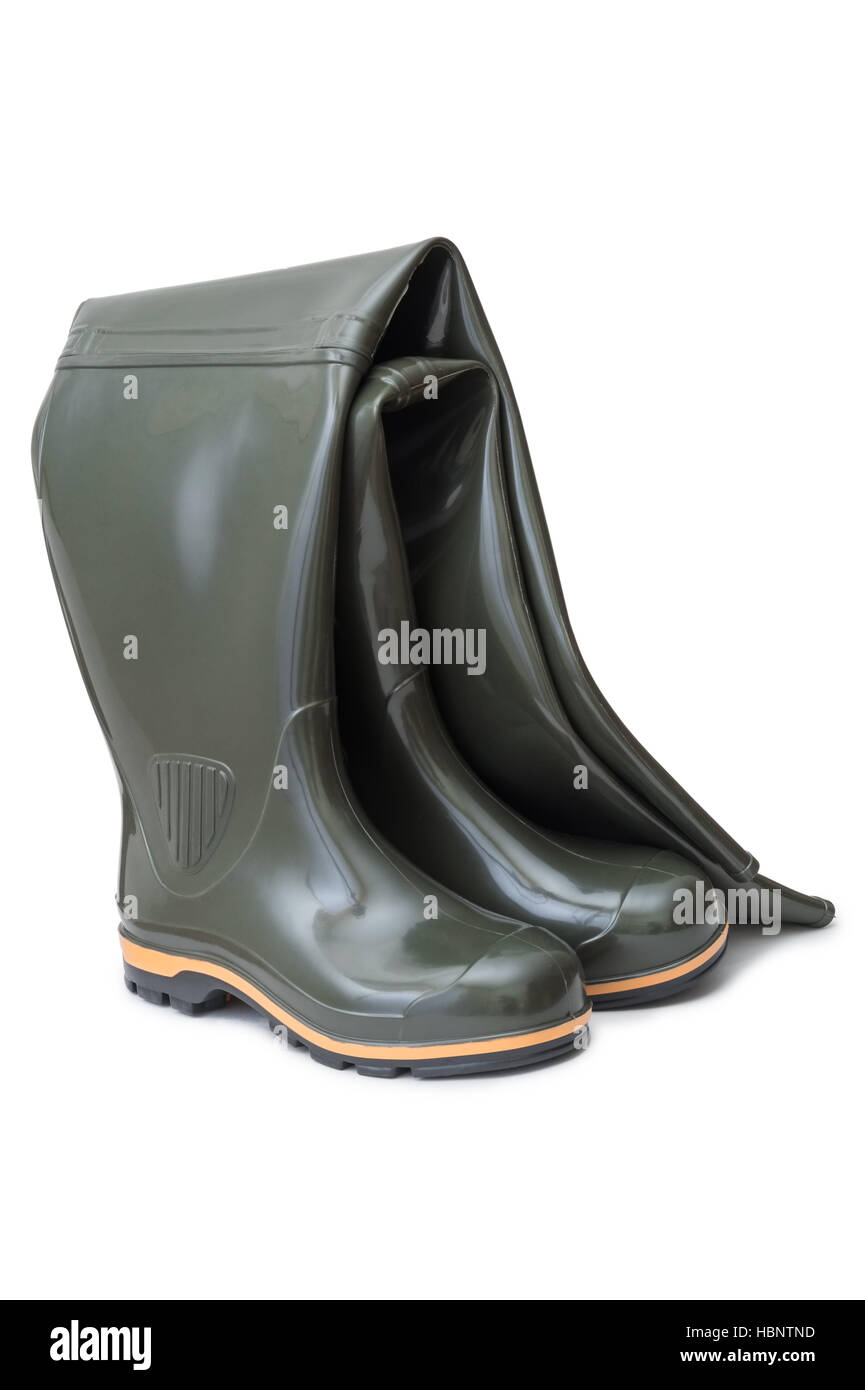 Bottes en caoutchouc Banque D'Images