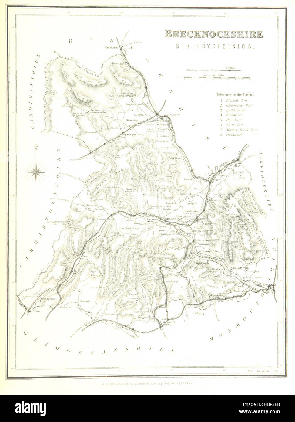 Image prise à partir de la page 625 d'un Brytaniaid «Hanes y'r Cymry' Image réalisée à partir de la page 625 une Brytaniaid «Hanes y'r Banque D'Images